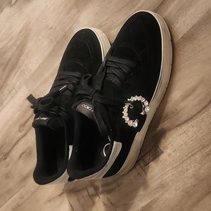 Jimmy Choo black Osaka Suede sneakers soldout everywhere